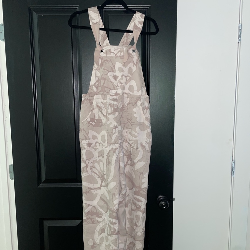 ANTHROPOLOGIE TAN JUMPSUIT